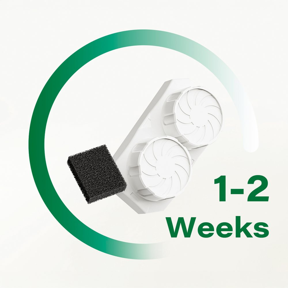 DIANU filter replacement every one to two weeks