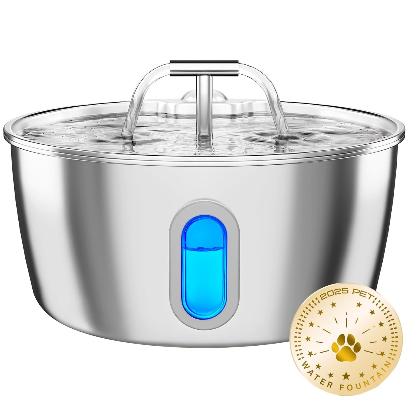 DIANU V2 PRO Stainless Steel Cat Water Fountain, 3.2 L / 108 oz